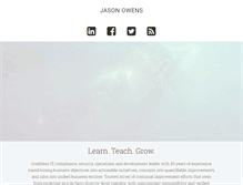 Tablet Screenshot of jasonowens.com